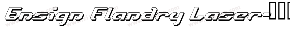 Ensign Flandry Laser字体转换